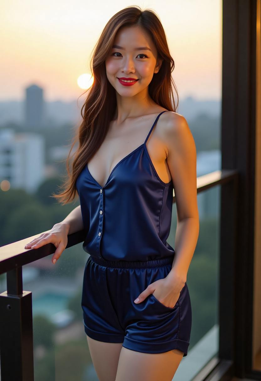弹唱女孩天台音乐会